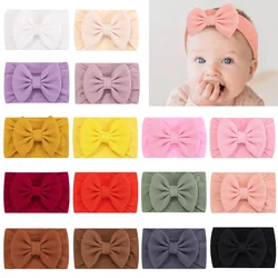 Baby Headband Nylon Infants Toddlers Elastic Hair Band for Newborn Girl Princess Bowknot Kids Hair Accessories Kids Headwear