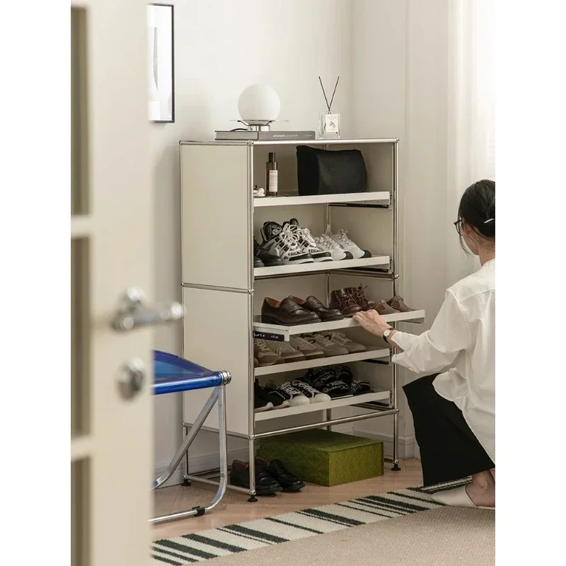 

Drawer-type shoe cabinet household, entrance entrance storage cabinet