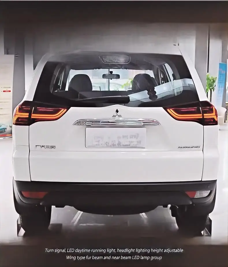 

Автомобильные светодиодные задние фонари для Mitsubishi Montero Sport Pajero 2011-2018 задние противотуманные фары стоп-сигнал заднего хода