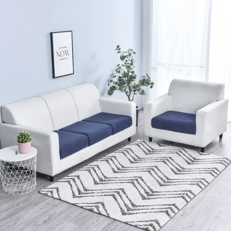 Lazy Versatile Corn Fleece Sofa Slipcover Solid Simple Cushion Non-slip Dustproof Cozy Home Furniture Protector for Home Living
