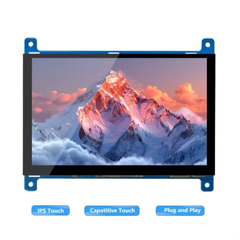 7 zoll 1024X600 HDMl-kompatibel Raspberry Pi Kapazität Touchscreen LCD Display für Raspberry Pi