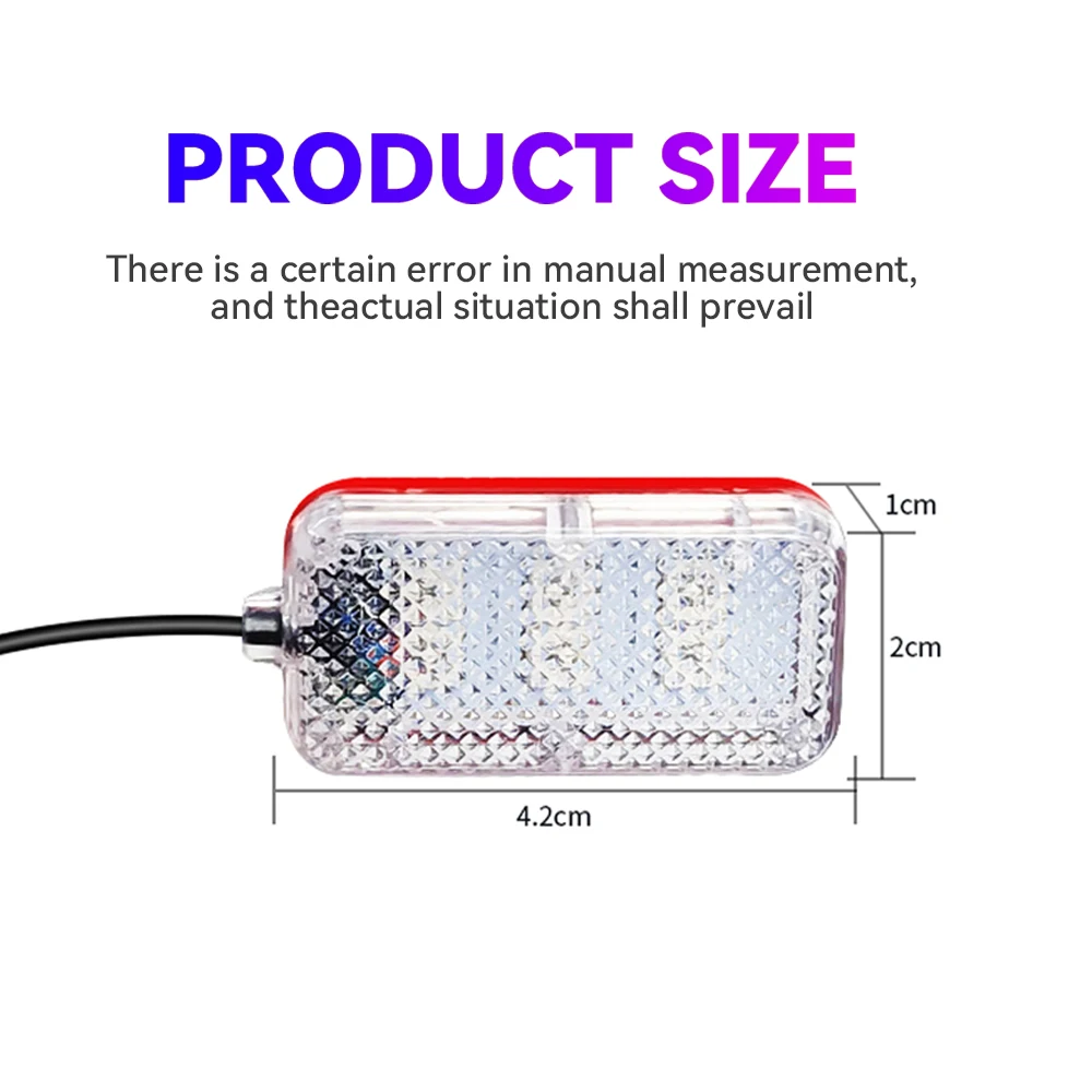 جو السيارة Led القدم ضوء USB أخف بيئة السيارة أضواء الزخرفية السيارات الداخلية المحيطة مصابيح مع ضوء LED 1 Set