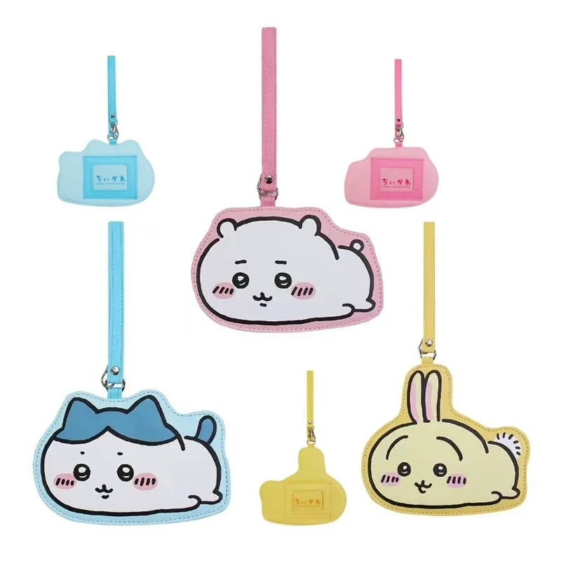 

Kawaii Chiikawa Hachiware School Bus Pass Holder Usagi Campus Luggage ID Tag Cartoon Anime Cute New Design Holiday Gifts Toys