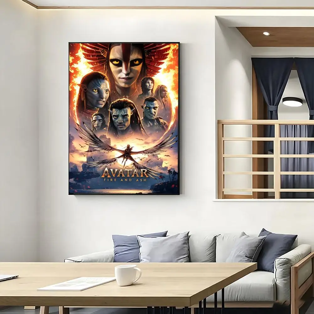 Rastar Film Avatar Pandora Fire And Ash Poster Poster HD Self Adhesive Waterproof Wall Art Ideal For Home Office Dorm Bedroom Gr