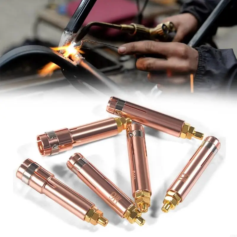 Professional Copper Studs Collet Welding Attachment Studs Chuck Clamps Ensures Reliable Clamping High Conductivity A2BB