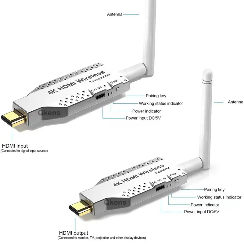 4K 50M беспроводной удлинитель 1080P 5,8 ГГц беспроводной HDMI-совместимый видеопередатчик и приемник переключатель экрана для PS4 TV PC