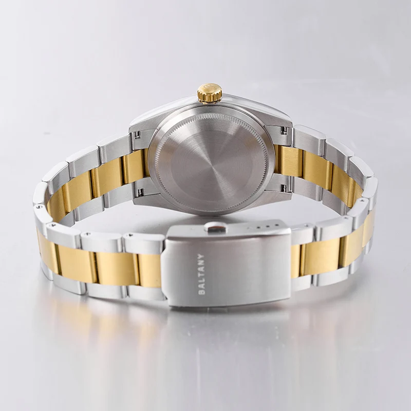 Baltany 36mm Perpetual Date Watch S4095 Sunray Dial 100M