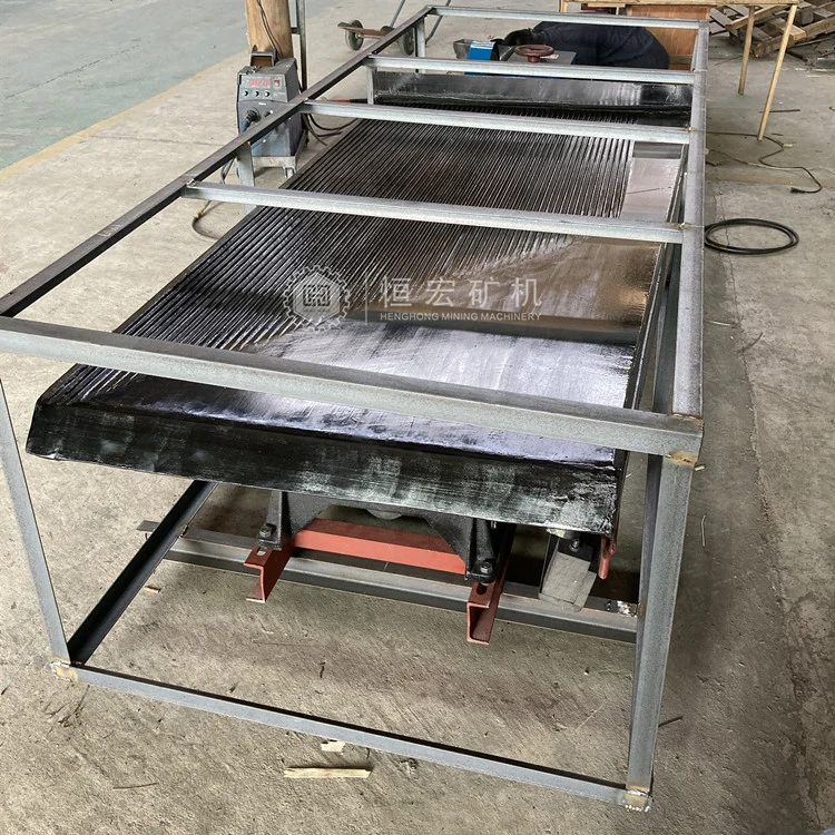 2M Shaking Table with Diesel Engine for Gold Mining Popular Hot Sell Gold Separation Equipment 6S Vibration Table Mini Small