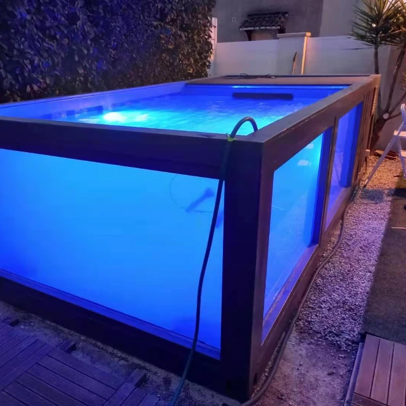 Container Mobile Pool Level 7, Surf-Modus, Infinity Pool, Privat