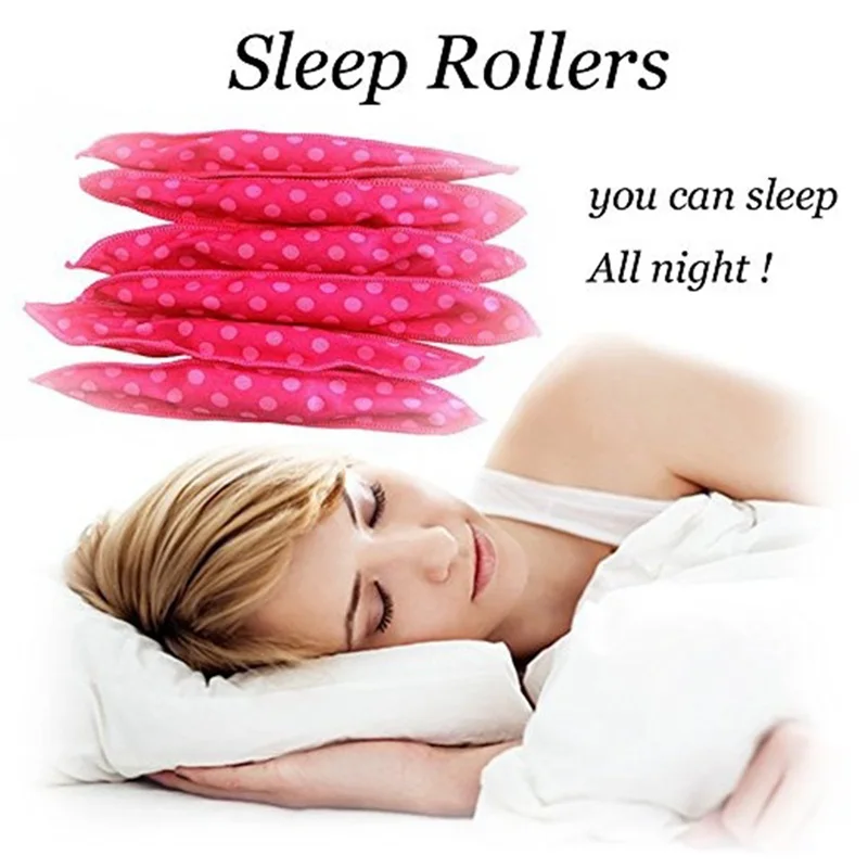 10PCS Magic Curler Hair Rollers Night Sleep Wave Point Foam Hair Curler Rollers Flexible Soft Pillow Hair Rollers DIY Sponge Hai