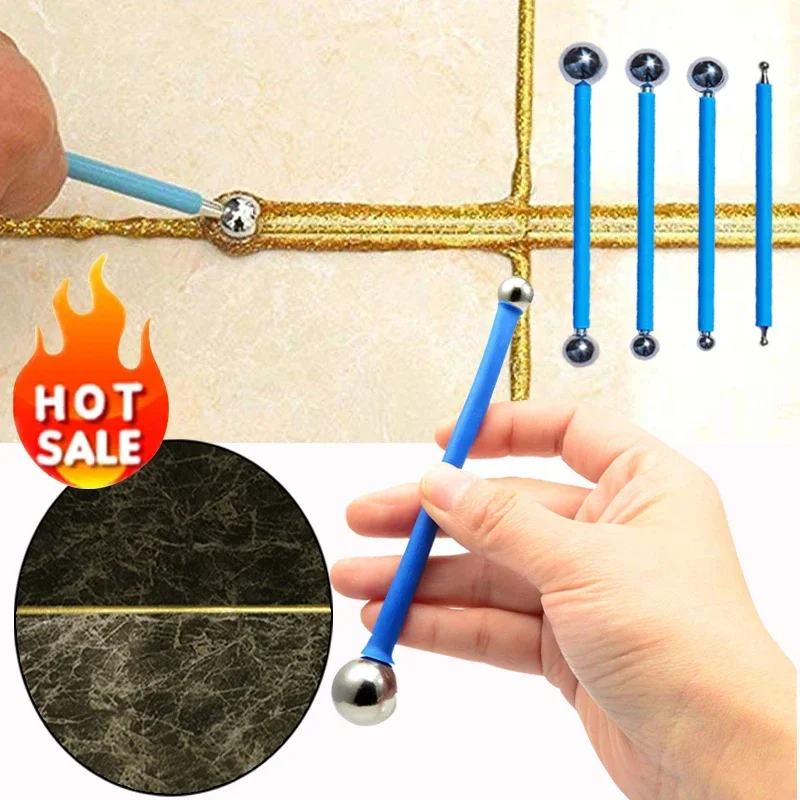 Polymer Modeling Clay Sculpting Tools Dotting Pen Ball Stylus, Pottery Ceramic Clay Indentation Tools Set for DIY Nail Art Craft
