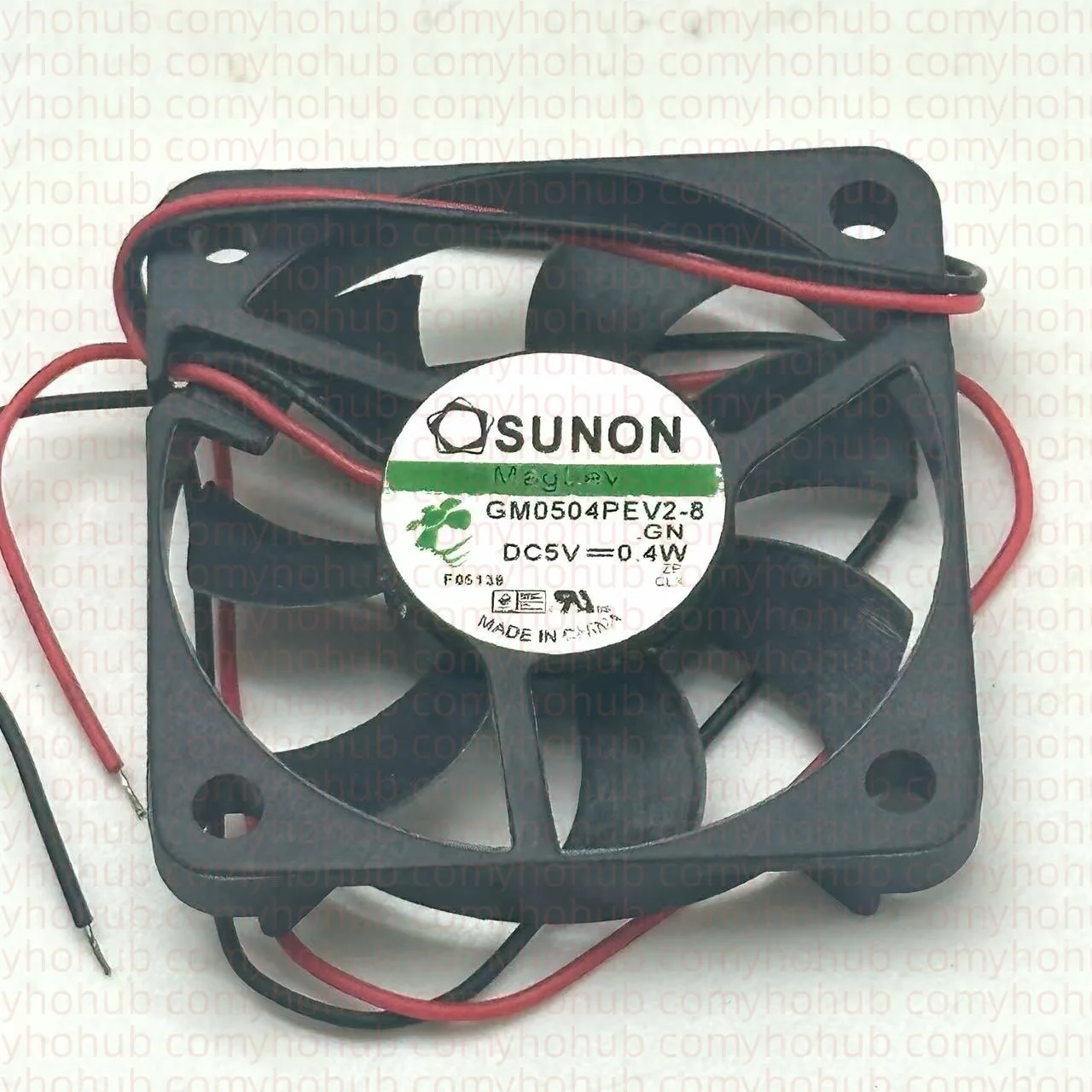 

SUNON GM0504PEV2-8 DC 5 В 0,4 Вт 40x40x06 мм 2-проводной охлаждающий вентилятор для сервера