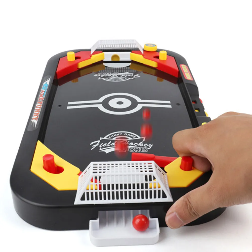 

1Pcs Table Soccer 2-in-1 Soccer Ice Hockey Desktop Finger Sports Game Mini Size Early Learning Coordination Set
