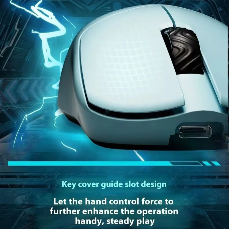 

SCYROX V6 Lightweight PAW3950 Wireless Gaming Mouse Ultraligh 40g With 8k Receiver Ergonomic For Small/Medium Hands FPS Gaming
