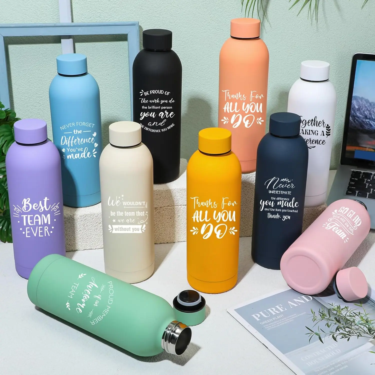 

Персонализированные изолированные чашки с резьбой, нержавеющая сталь 316, ретро-стиль, пляжная дорожная кружка, индивидуальные свадебные подарки, герметичные портативные