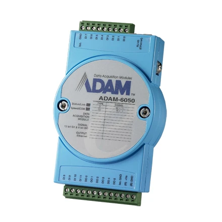 

ADAM-6050-D Advantech 18-ch Isolated Digital I/O Modbus TCP Module