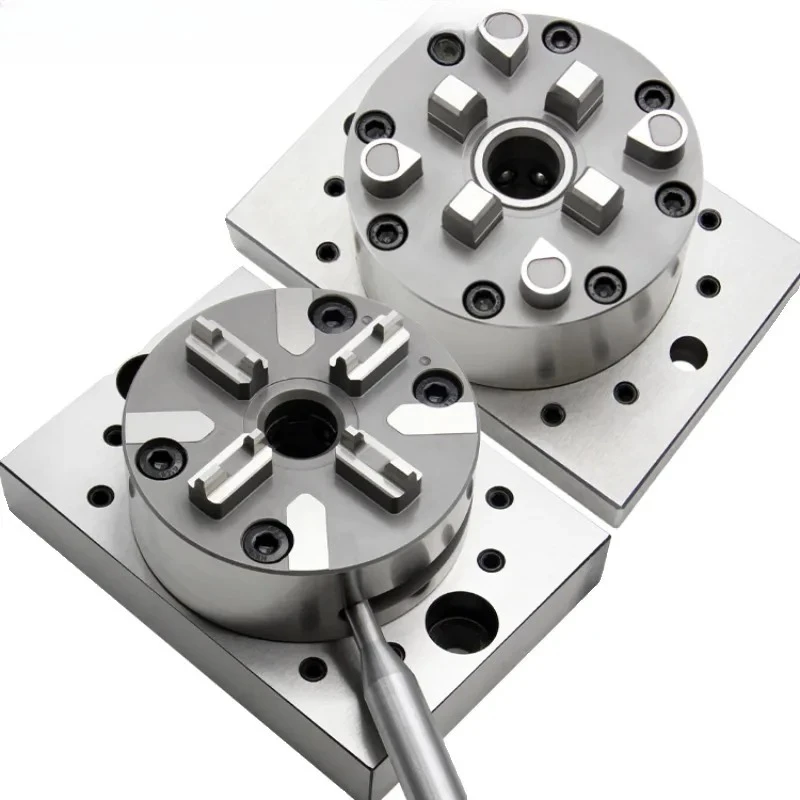 Quick change positioning 3R fixture manual/pneumatic chuck vise clamping quick change fixture
