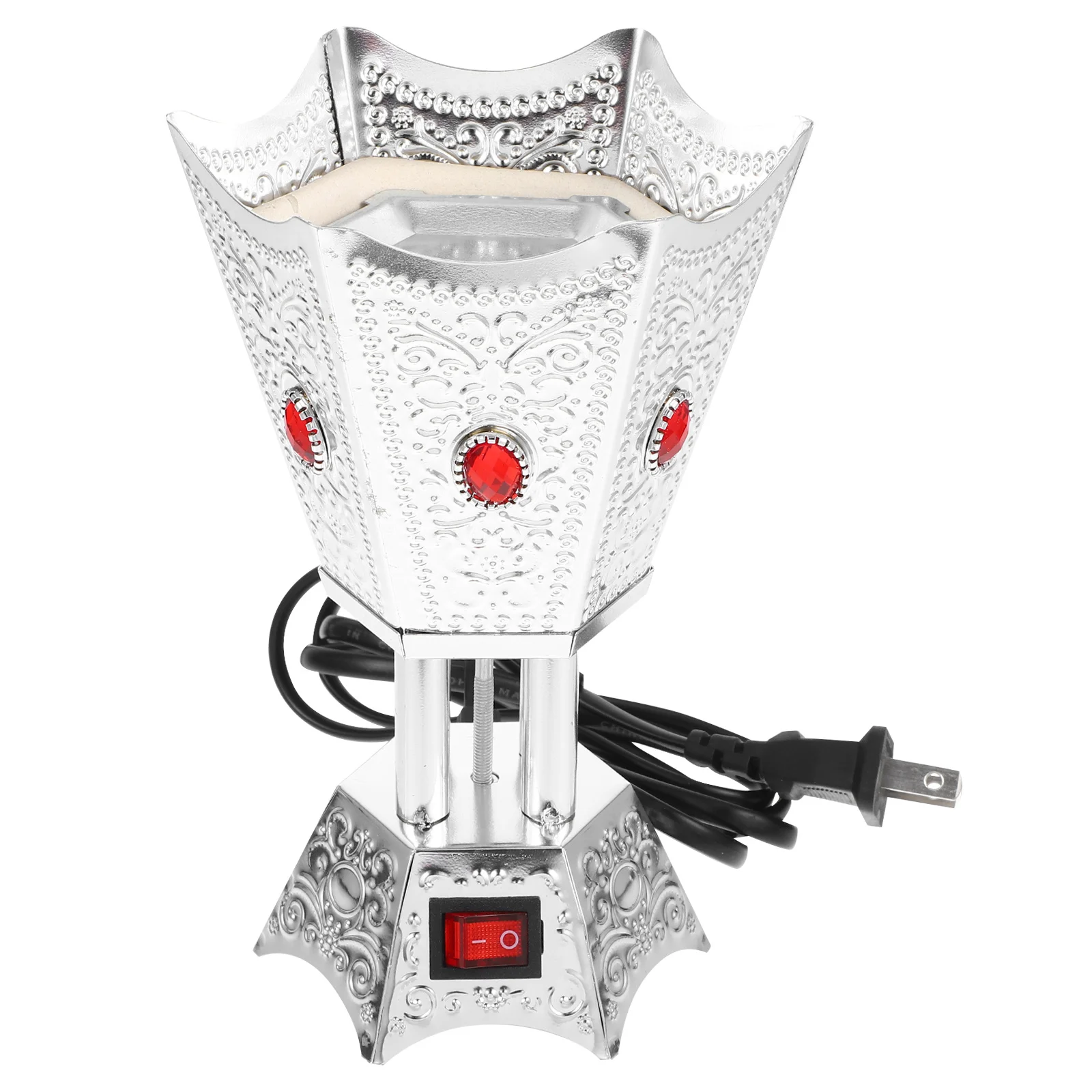 

Decorative Electric Incense Burner Retro Style Aroma Holder for Office Bedroom Meditation Space US Plug