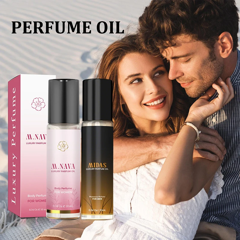 

Pheromone Roll-on Cologne Enhancing Sensuality Unisex Roll-on Fragrance Oil Lasting Sandalwood Woody Scent Portable Perfume 10ml