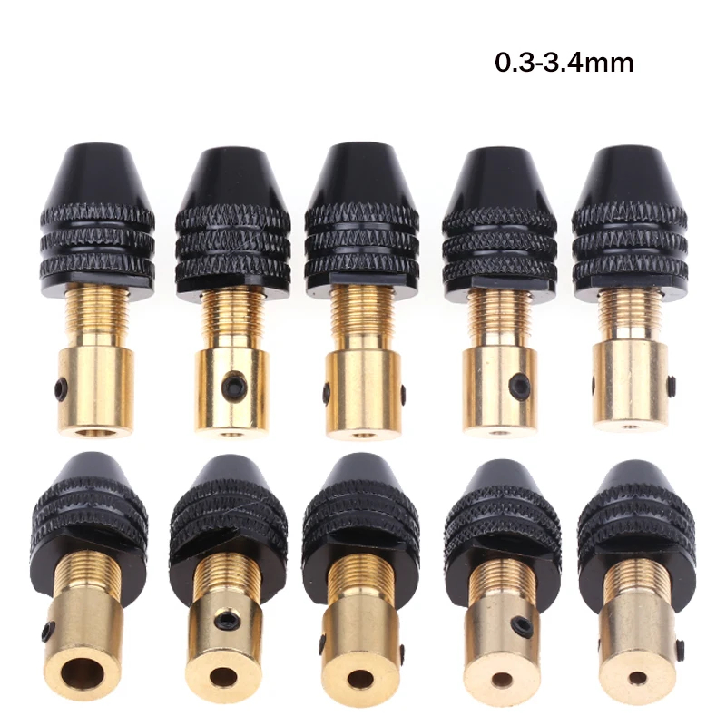 Mini Conjunto de Ferramentas para Mandril Elétrico Braçadeira Elétrica Universal Multifunções Micro Pequeno Universal Bit Pinça 0.33.4 mm