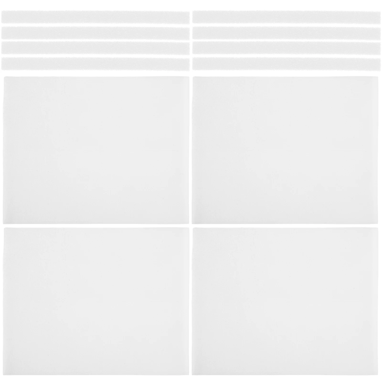

492 Pcs Clothes Hanger Sponge Strips Anti-slip Hanging Accessories Self-adhesive Skid Grip Foam Tape Trim
