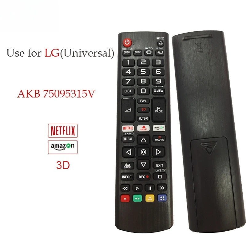 Control remoto universal compatible con televisores inteligentes LG LED LCD, modelo AKB75095315V