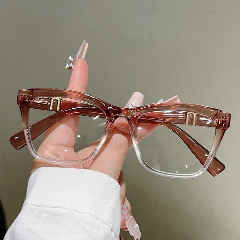 KAMMPT Vintage Brille Männer 2025, Neue Mode, Koreanischen Stil Candy Farbe Rand Optische Rahmen Frauen Trendy Marke Design Decor Brillen
