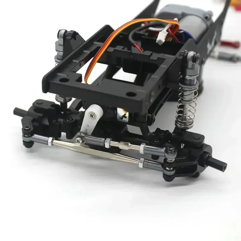 MN 1/12 MN168 MN78 액세서리 업그레이드 부품 Rc 모델 크롤러 자동차 트럭 버기 용 섀시 고정 레버 충격 흡수 장치