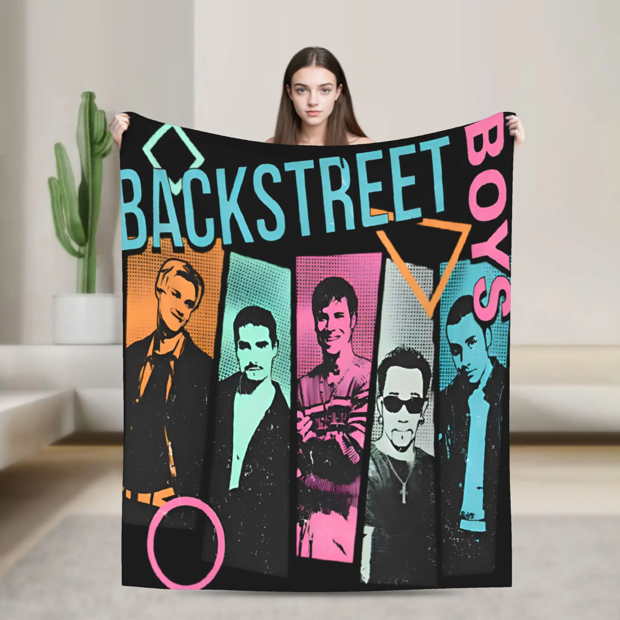 Bring Memory Back Backstreets Boys Band Blanket BSB Rock Flannel Throw Blanket Summer Air Conditioning Decoration Bedspread