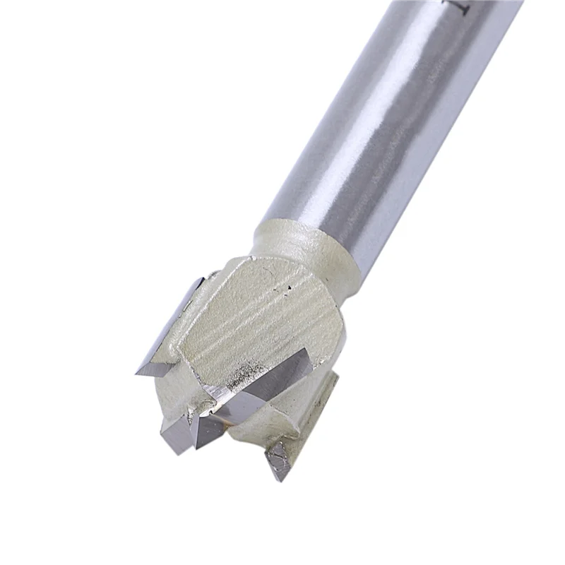 T19C 3Pcs 15Mm Forstner Tip Woodworking Tool Hole Saw Cutter Hinge Boring Bit Round Handle Carbide Tool