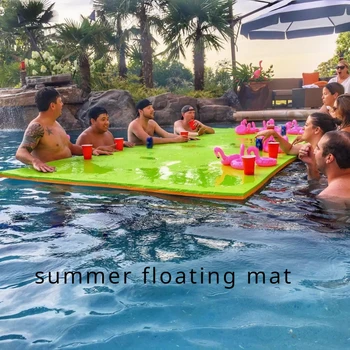 Summer new outdoor tear-resistant XPE foam swimming pool water blanket floating bed light smooth surface portable foam pad