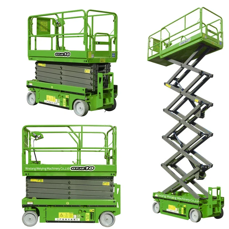 

Customized CE 6m 12m Aerial Work Platform Hydraulic Self-Propelled Scissor Lift Home Factory Warehouse Electric Scissor Lift
