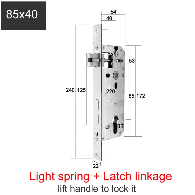 8540 lock body, indoor wooden door lock accessories  8545 bearing 8550 mute  8560 lock body  for 32mm cylinder