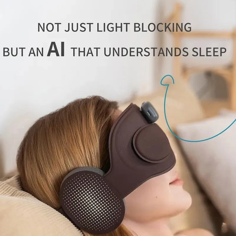 for AI Smart Meditation Sleep Instrument App Eye Mask Bluetooth Music Blackout Portable Eye Protection Device