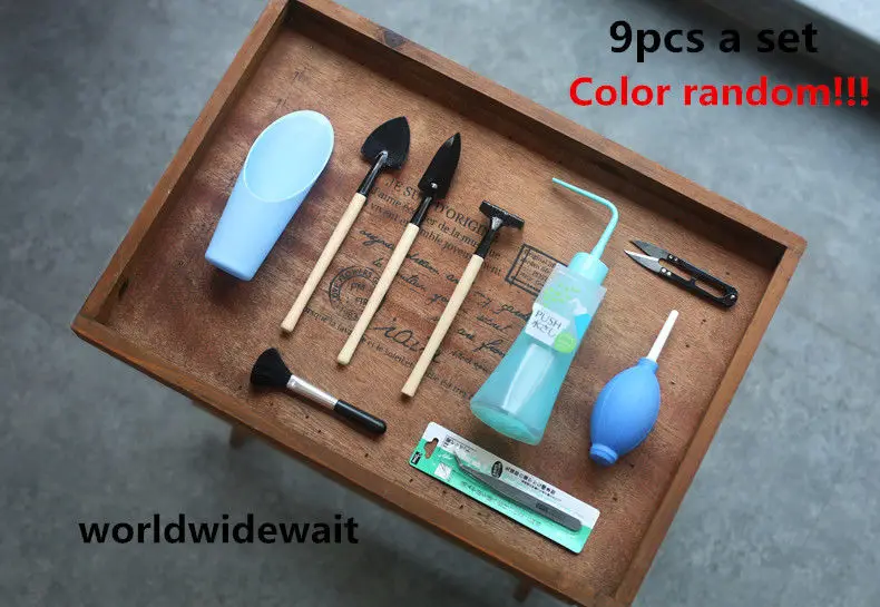 

9 шт. в наборе мини-садовые ручные инструменты, инструменты для пересадки суккулентов