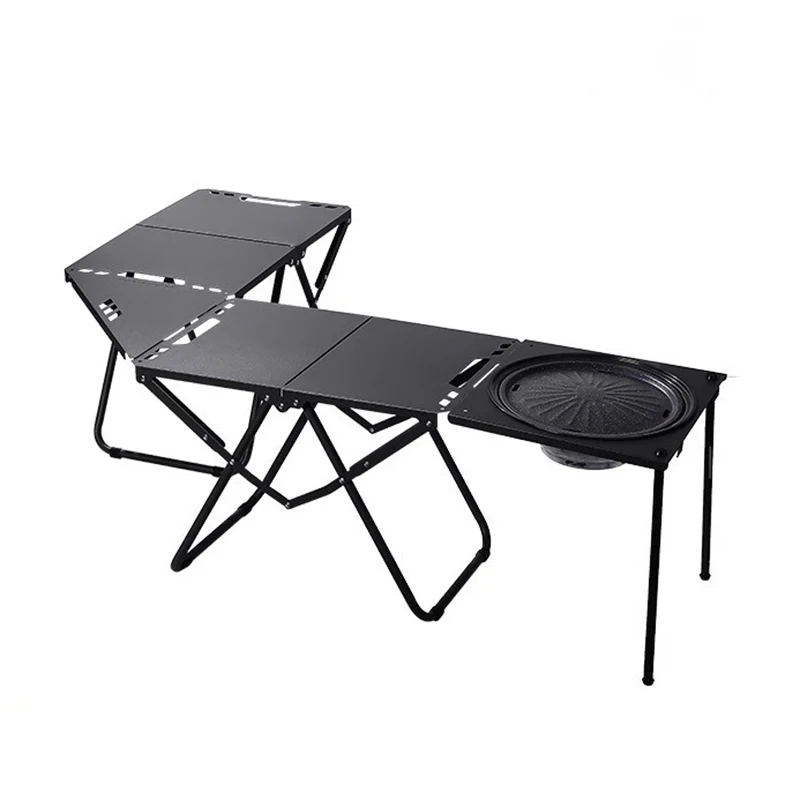 

Multi-Functional Outdoor Camping Carbon Steel Folding Table Barbecue Table for Outdoor Picnic Barbecue