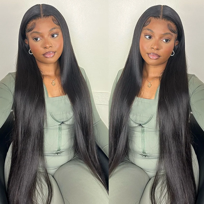 Straight Lace Front Wigs Human Hair Transparent Lace Front Human Hair Wigs for Women Brazilian Virgin Hair Lace Frontal Wig