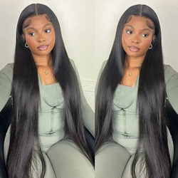 32inch Straight Lace Front Wigs Human Hair 13x6 13x4 Lace Front Human Hair Wig for Women 100% Brazilian Virgin Hair Straight Wig