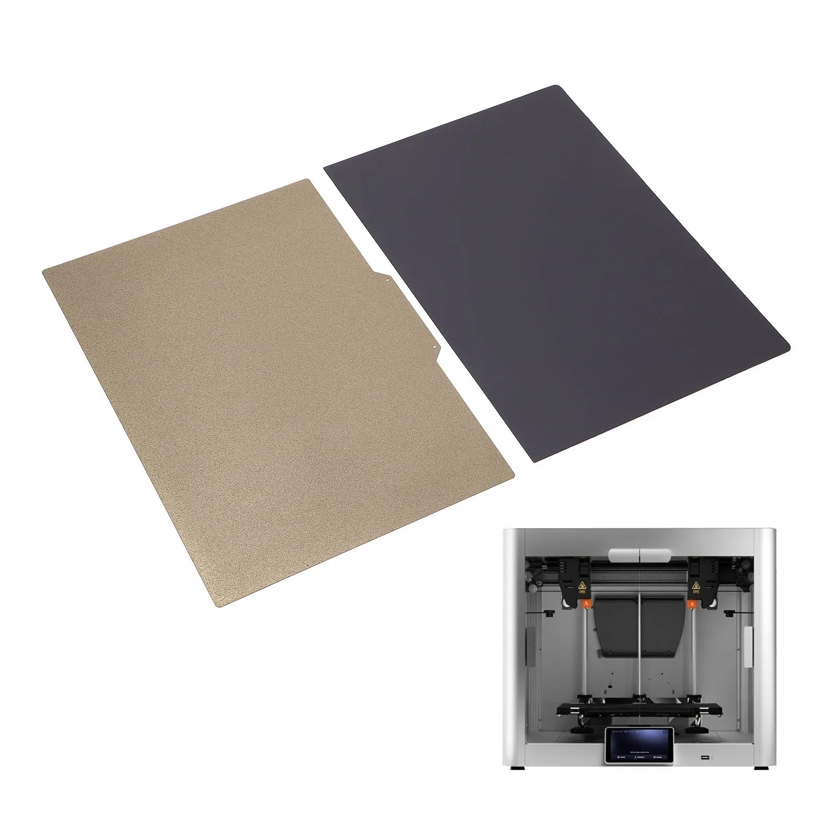 

Гибкая печатная пластина PEI 330x225 мм с текстурным принтом, двусторонняя печать, износостойкая, широкая совместимость, для Snapmaker J1S