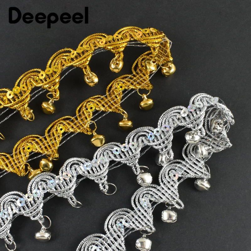 

2/5M 3cm Sequins Fringe Tassels Dance Clothes Lace Trim Stage Costume Decorative Trimmings Stitching Fringes Sewing Accessories