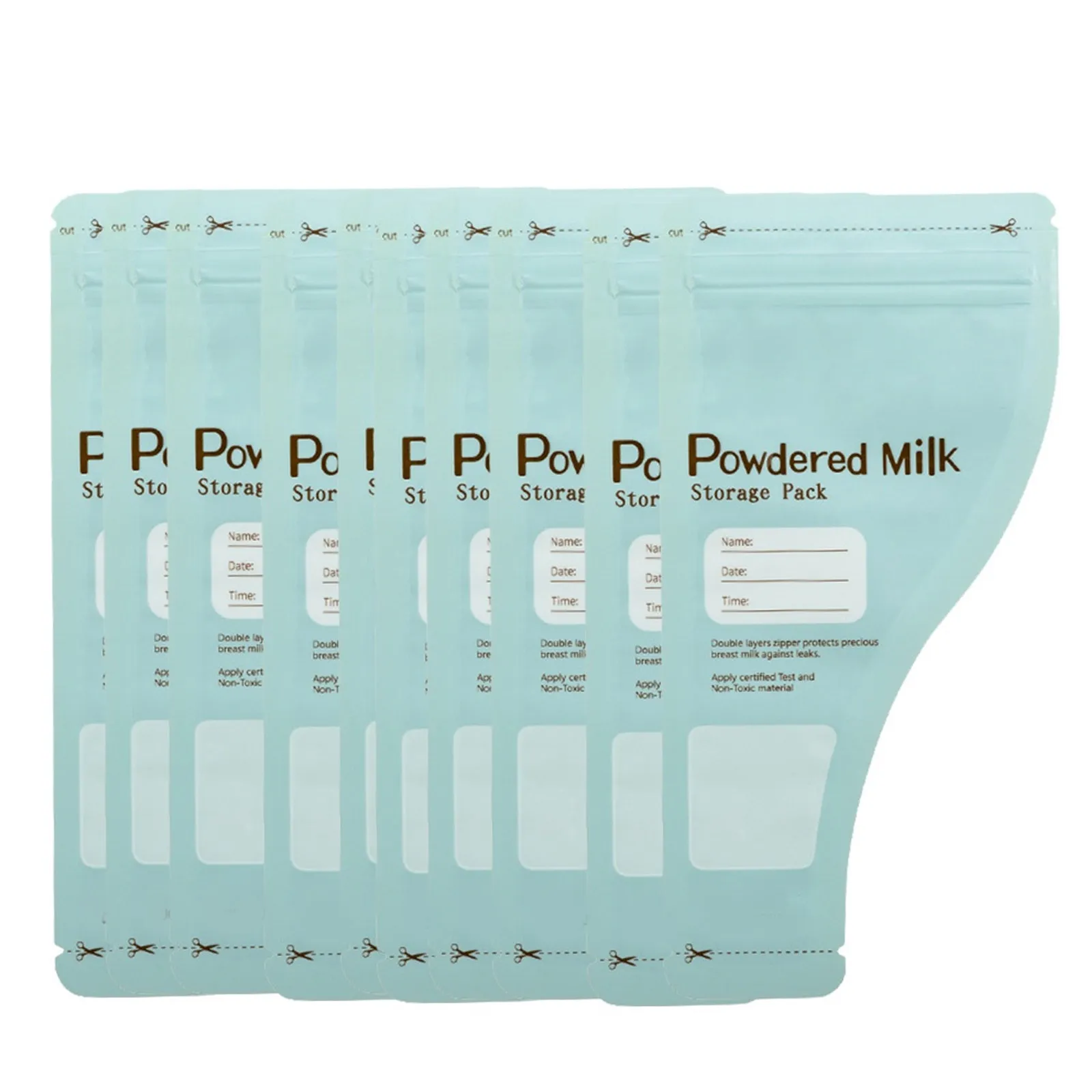 10Pcs Disposable Milk Powder Storage Bags Portable Leakproof Formula Pouches for Travel Baby Feeding Storage Convenience