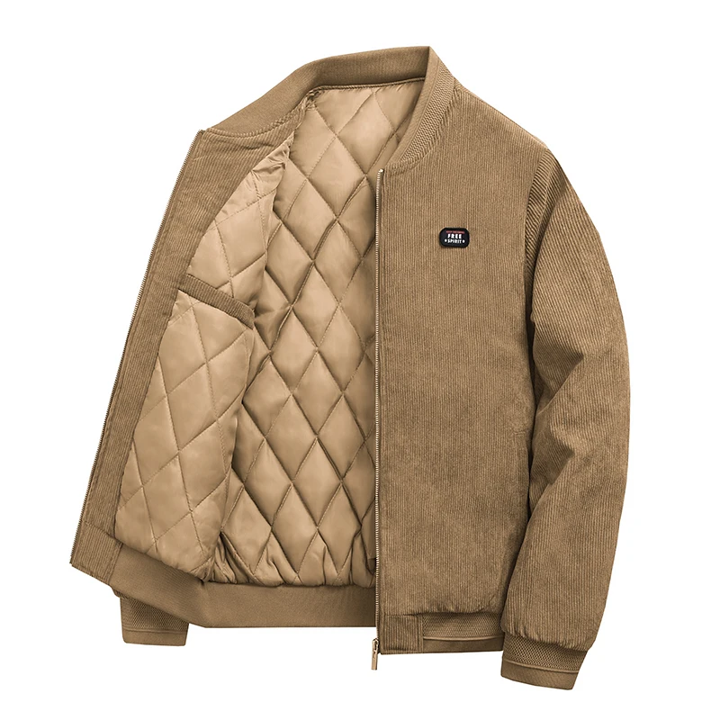 

Man Jacket Waterproof Outdoor Jacket Mens Windproof Corduroy Jackets Bomber Jacket Men Fashion Casua Military Jacket Clothes