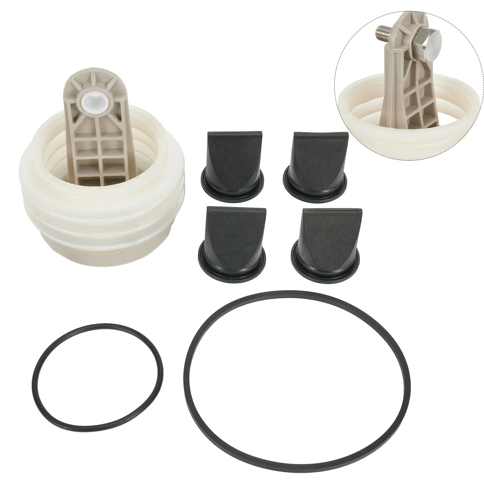 Duckbill Valve Kit+Bellows Pump & Bolts Pump-Bellows Kit Replace For Dometic S, T, J, VHT, And VG Series 385230980