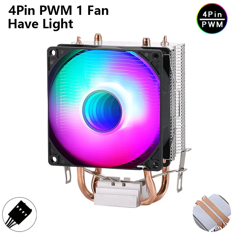 Variant: 2Heat pipes 1Fan4pin