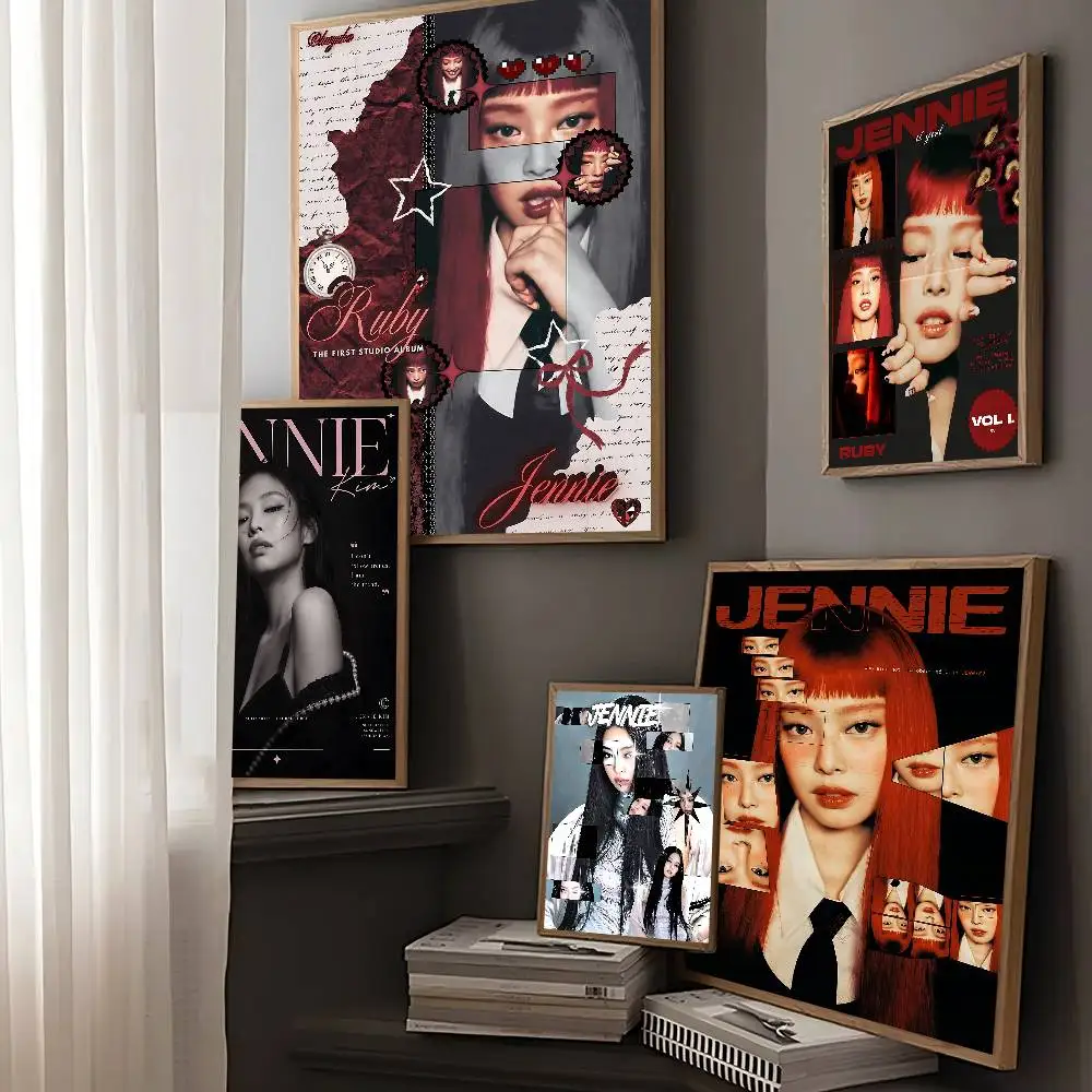 Singer J-Jennie DIY Sticky Poster Waterproof Paper Sticker Coffee House Bar Home Decor
