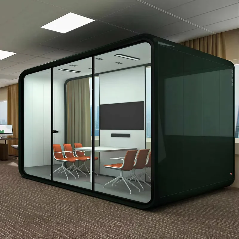 Multi size Soundproof Office Cabins Customizable Silent Booths Noise Isolation Design for Corporate Offices and Coworking