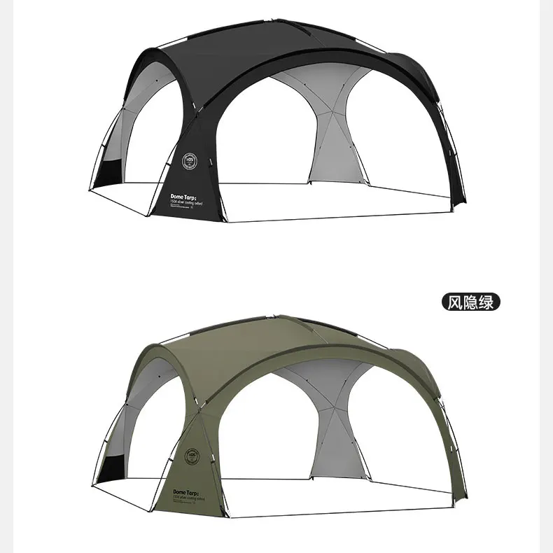 ShineTrip Multi Functional Outdoor Large Camping Tent Equipment Rainproof and Sunscreen Tent Spherical Sunshade Camping Tent
