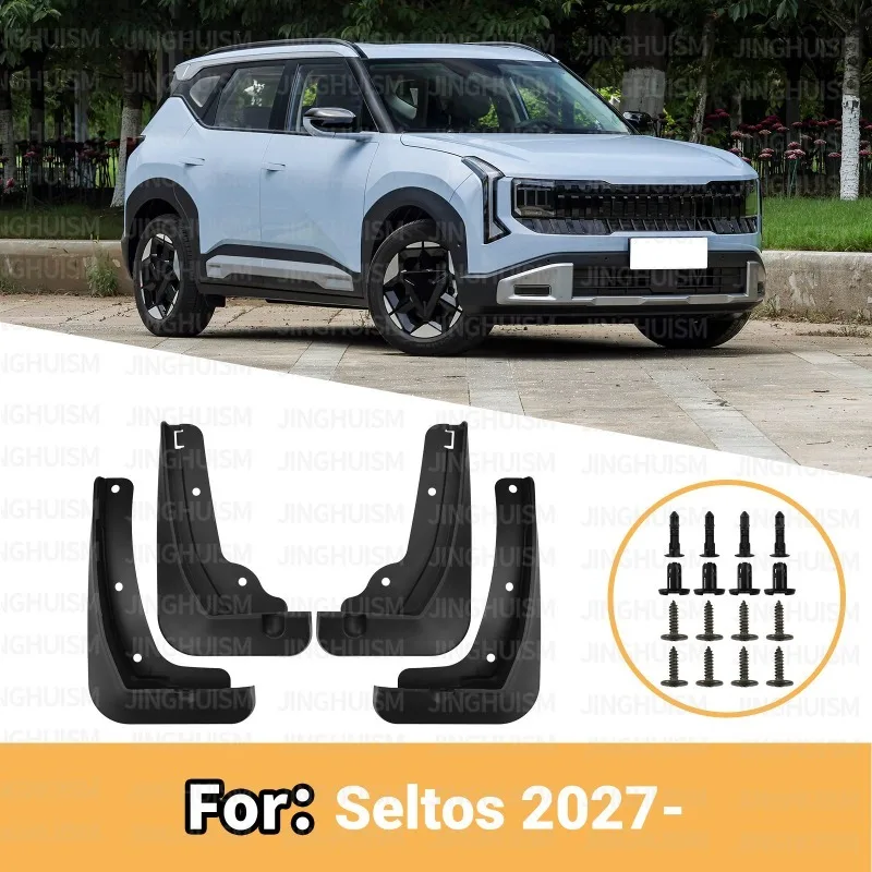 Car Mud Guards for KIA Seltos 2027 Regular Version, Fenders,Car Accessories Block Sediment Prevent Paint Damage Sport Appearance