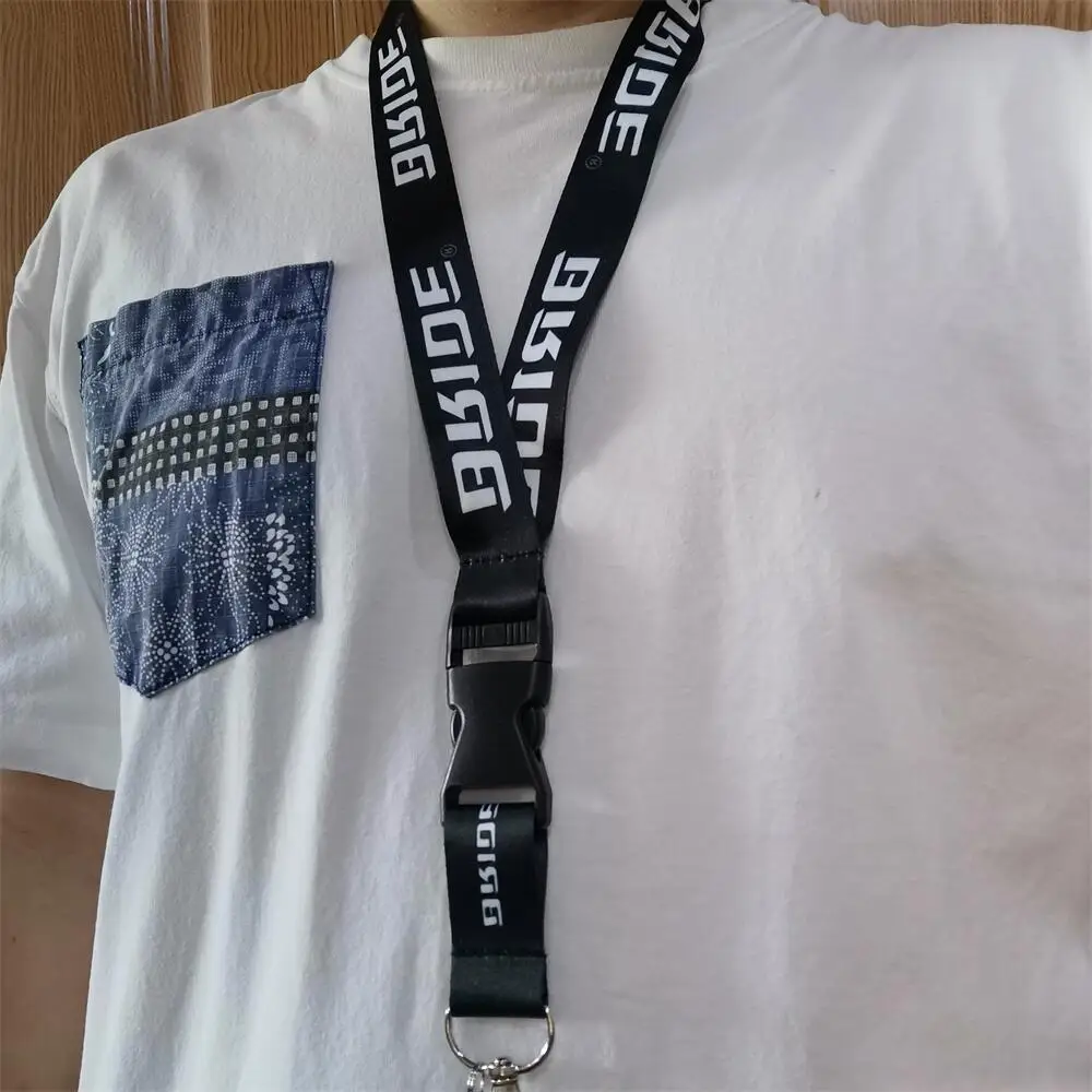 BRAUT Logo Lanyard Keychain JDM Stil Schlüssel Hals Hängen Seil Handy Arbeit Karte Hängenden Seil Auto Hand Lanyard Zubehör