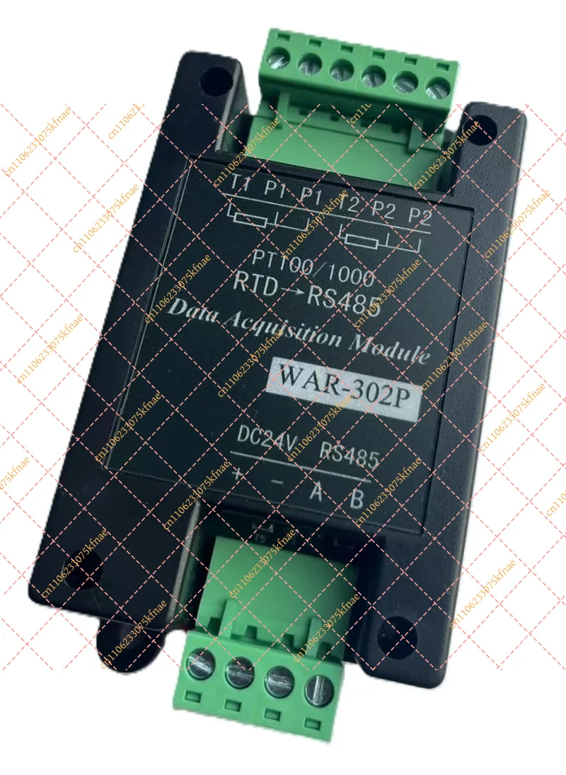 High-Precision NTC to RS485 Converter - 4/8/12 Way Modbus Temperature Data Logger with Signal Isolation (10K B3950/B3435)